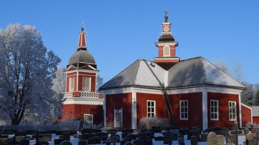 Foto av Petalax kyrka